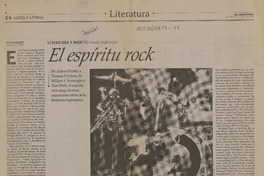 El espíritu rock  [artículo] Brice Matthieussent.