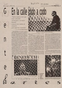 En la calle codo a codo  [artículo] por Juan Pablo Jiménez.