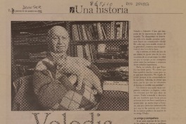 Volodia tiene pena  [artículo] Isabel Alvarez Cavieres.