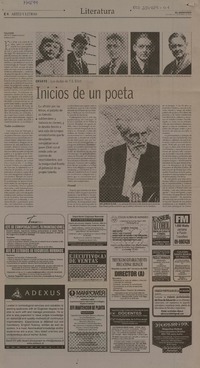 Inicios de un poeta  [artículo] Pablo Torche