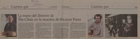 La Mano del director de The Clinic en la muestra de Nicanor Parra  [artículo]