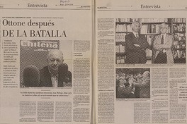 Ottone después de la batalla (entrevista)  [artículo] Daniel Swinburn.