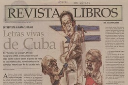 Letras vivas de Cuba (entrevista)  [artículo] María Teresa Cárdenas.