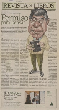 Permiso para penasr (entrevista)  [artículo] Cecilia García Huidobro Mca.