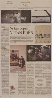 Ni tan copia ni tan edén  [artículo] Pedro Celedón Bañados.