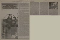 Piden cancelar personalidad jurídica de la Fundación Neruda  [artículo].