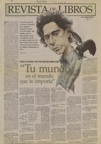 "Tu mundo es el mundo que te importa" (entrevista)  [artículo] Alberto Fuguet.