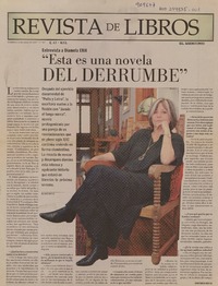 Esta es una novela del derrumbe (entrevista)  [artículo] Alvaro Matus.