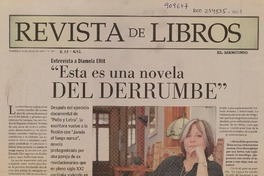 Esta es una novela del derrumbe (entrevista)  [artículo] Alvaro Matus.