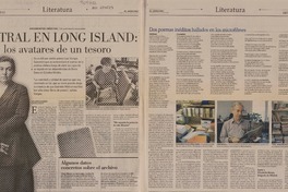 Mistral en Long Island, los avatares de un tesoro  [artículo] Luis Vargas Saavedra.