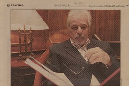 Jodorowsky se la juega por Bachelet: "Sabes que no te va a matar, no te va robar" (entrevista)  [artículo]Diego Zúñiga.