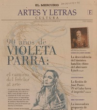Su desconocida entrevista cuatro meses antes de su muerte  [artículo] Alfonso Molina Leiva.