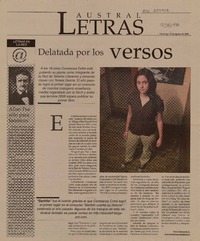 Delatada por los versos  [artículo]Daniel Navarrete A.