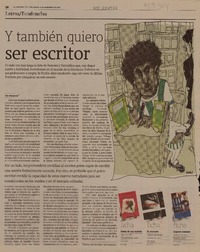Y tambien quiero ser escritor  [artículo]Tito Matamala.