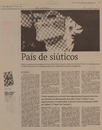 País de siúticos  [artículo]Oscar Contardo.