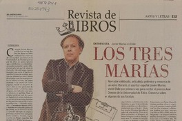 Los tres marías (entrevista)  [artículo] Patricio Tapia.