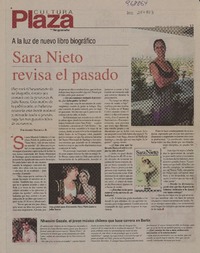 Sara Nieto revisa el pasado (entrevista)  [artículo] Andrés Nazarasa R.