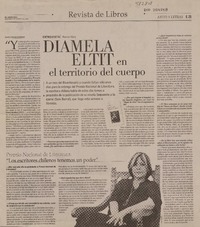 Diamela Eltit en el territorio del cuerpo (entrevista)  [artículo] María Teresa Cárdenas