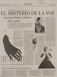 El Misterio de la voz desentreñado a través del canto  [artículo].