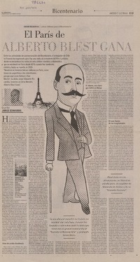 El París de Alberto Blest Gana  [artículo] Jorge Edwards.