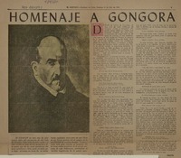 Homenaje a Góngora  [artículo] Azorín.