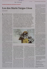 Los dos Mario Vargas Llosa  [artículo] Ignacio Ramonet.