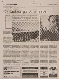 Contactado por las estrellas  [artículo] Armando Tapia.