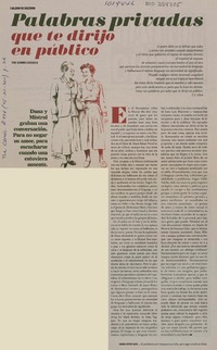 Palabras privadas que te dirijo en público  [artículo] Germán Carrasco.