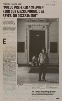 "Puedo preferir a Stephen King que a Azra Pound. O al Revés. No discrimino" (entrevista)  [artículo] MG.