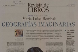 Geografías imaginarias  [artículo] Jorge Edwards.