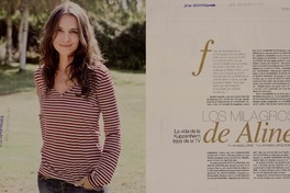 Los milagros de Aline (entrevista)  [artículo] Alfredo López.