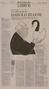 La influencia de Harold Bloom  [artículo] Patricio Tapia