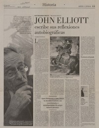 John Elliott escribe sus reflexiones autobiográficas  [artículo] Alejandro San Francisco