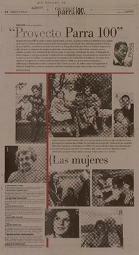 "Proyecto Parra 100"  [artículo]