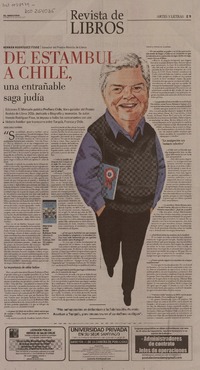 De Estambul a Chile : una entrañable saga judía [entrevista] [artículo] Pedro Pablo Guerrero.