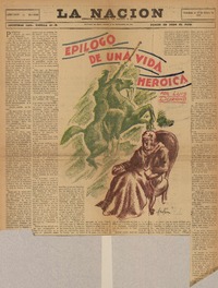 Epilogo de una vida heroica.  [artículo]