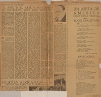 El arte es el arte y no sermon ni diatribas", dice Luis Durand  [artículo] G.D.