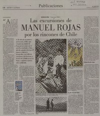 Las excursiones de Manuel Rojas por los rincones de Chile  [artículo] Catalina Aguilar.