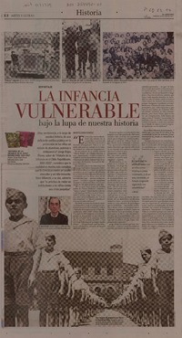 La infancia vulnerable : bajo la lupa de nuestra historia [artículo] Maureen Lennon Zaninovic.