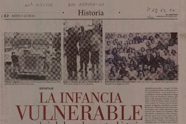 La infancia vulnerable : bajo la lupa de nuestra historia [artículo] Maureen Lennon Zaninovic.