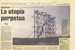 La utopía perpetua  [artículo] Nancy Garín.