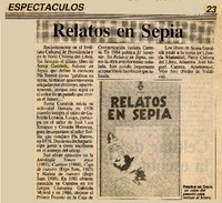 Relatos en sepia  [artículo].