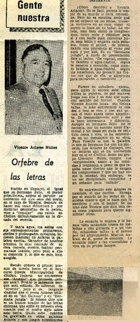 Orfebre de las letras  [artículo].
