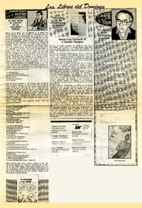 Entre libros : los libros del domingo [artículo] Leonardo Israel.