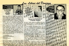Entre libros : los libros del domingo [artículo] Leonardo Israel.