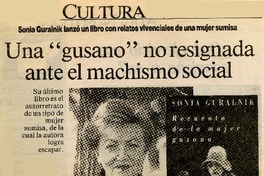 Una "gusano" no resignada ante el machismo social  [artículo] A. C.