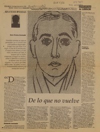 De lo que no vuelve  [artículo] Silvia Eugenia Castillero.