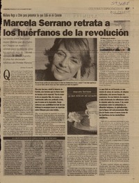 Marcela Serrano retrata a los huérfanos de la revolución  [artículo] Andrés Gómez B.