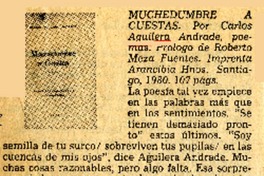 Muchedumbre a cuestas.  [artículo]