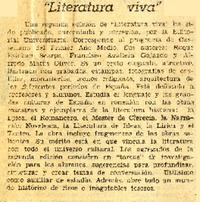 Literatura viva.  [artículo]